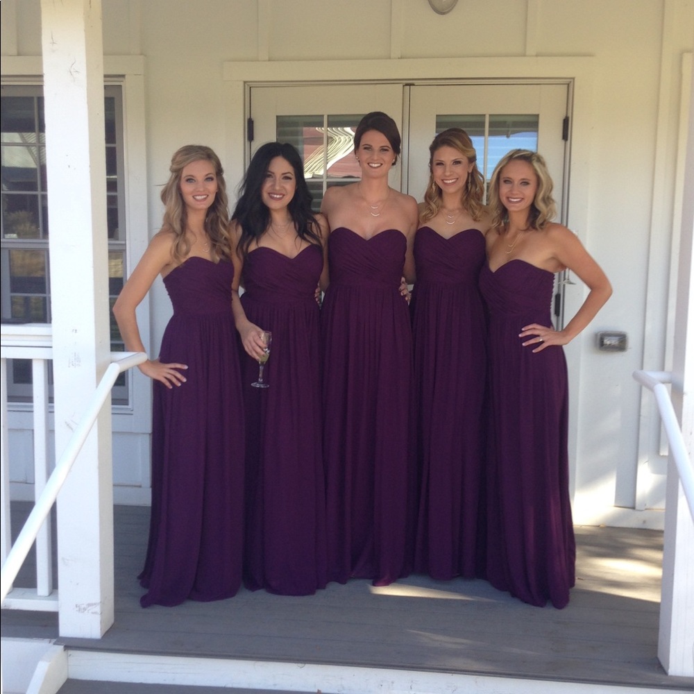 Jenny Yoo Convertible Chiffon Bridesmaid Dress